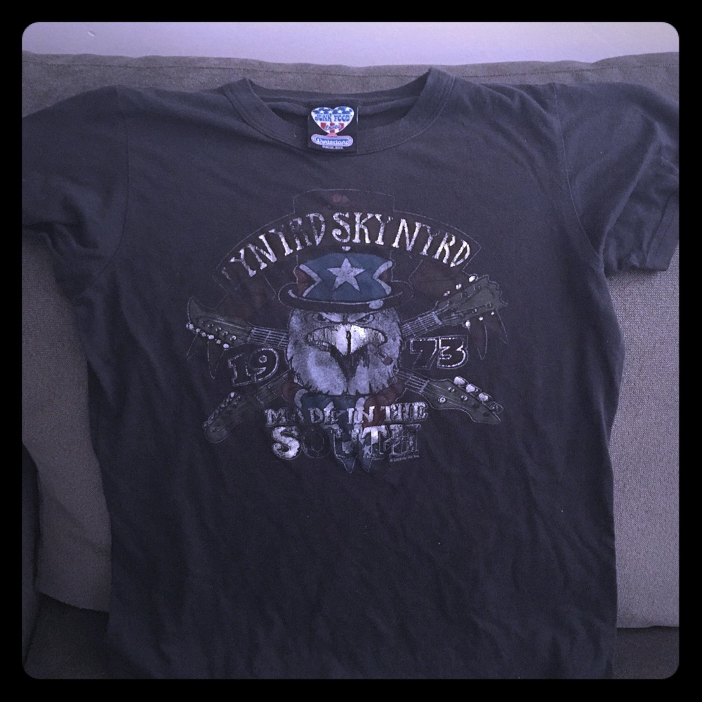 Lynyrd skynyrd junk food rock t